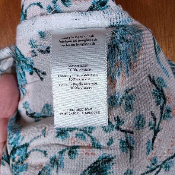 Anthro Onia Mila Wide Leg Crane Print Pants size Medium - Picture 6 of 7